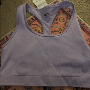 ALO Yoga Light Purple Sports Bra L